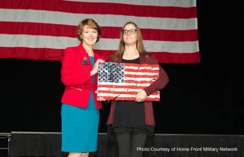 Erin Fowler Honoring the Brave Award Photo