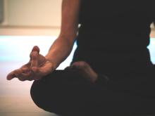 Woman doing yoga